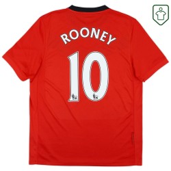 Herren Manchester United 2009/10 Heim Retro Shirt Rooney #10
