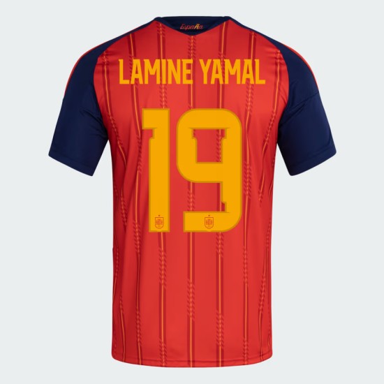 Herren Spanien 2026 Heim Authentisches WM-Trikot LAMINE YAMAL #19 Herren Spanien 2026 Heim Authentisches WM-Trikot LAMINE YAMAL #19