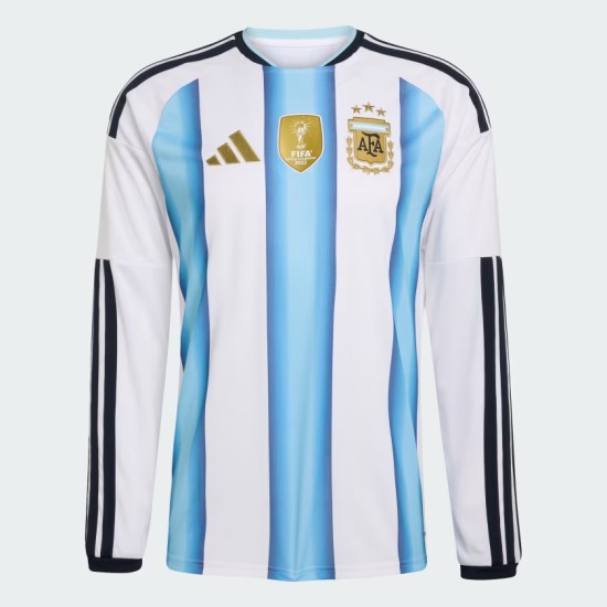 Kinder Argentinien 2026 Heim-Weltmeisterschaft Langarmtrikot Kinder Argentinien 2026 Heim-Weltmeisterschaft Langarmtrikot