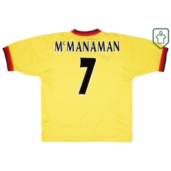 Herren Liverpool 1997/98 Auswärts Retro Shirt McManaman #7